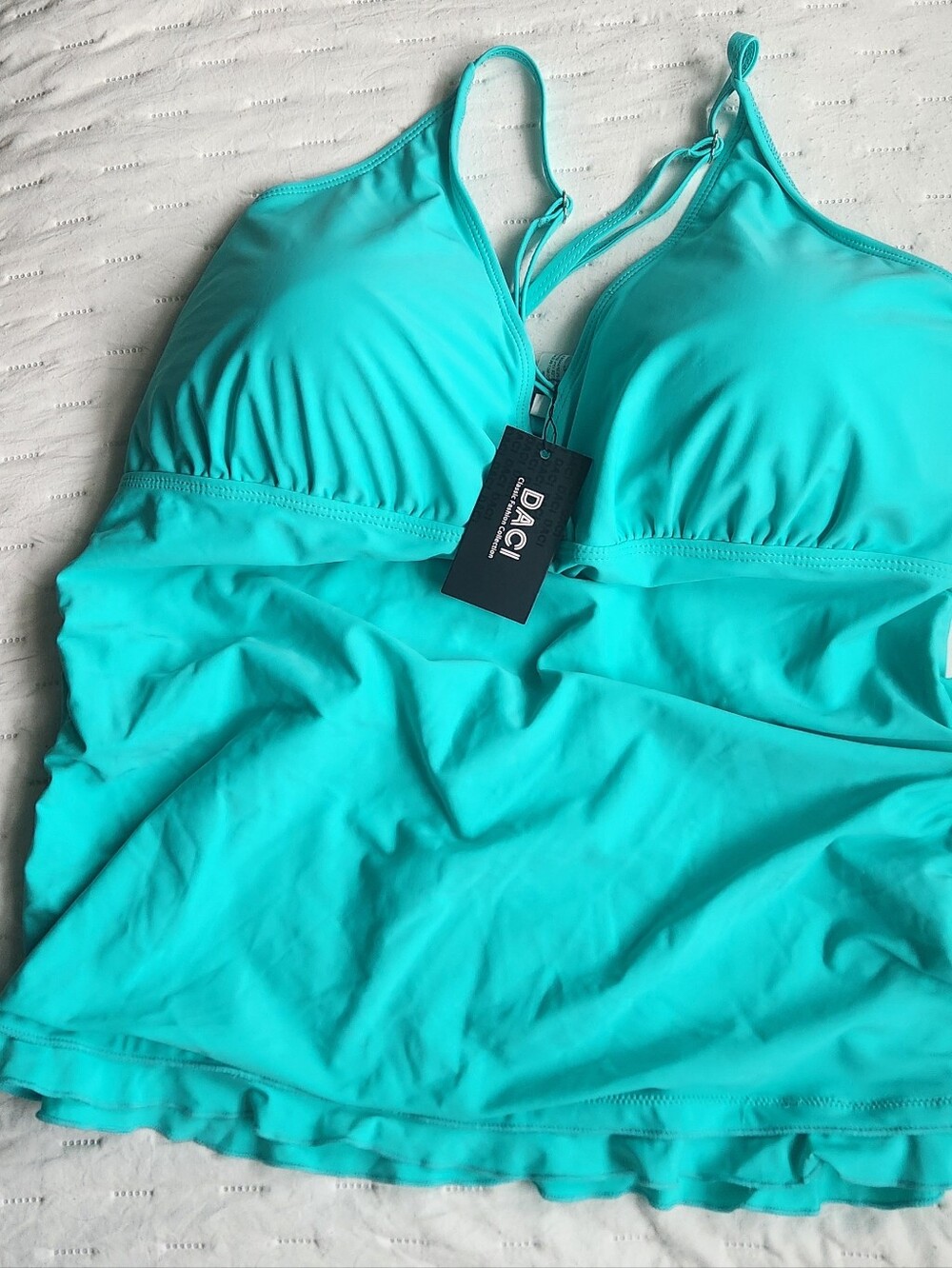 Teal Women's Tankini Swim Top